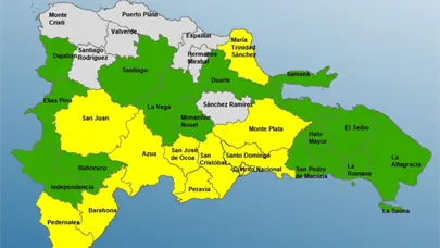 COE modifica niveles de alerta en 25 provincias por efectos indirectos del potencial ciclón tropical #9