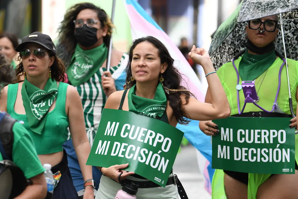 Marcha de 500 mujeres 28/09