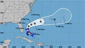 Se forma la tormenta tropical Imelda en el Atlántico