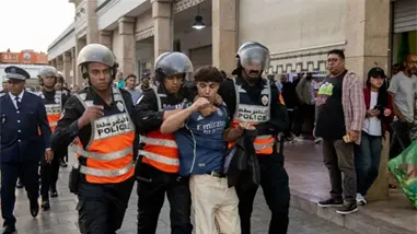 Detienen a 24 personas por bloquear una vía rápida en Marruecos durante protestas juveniles