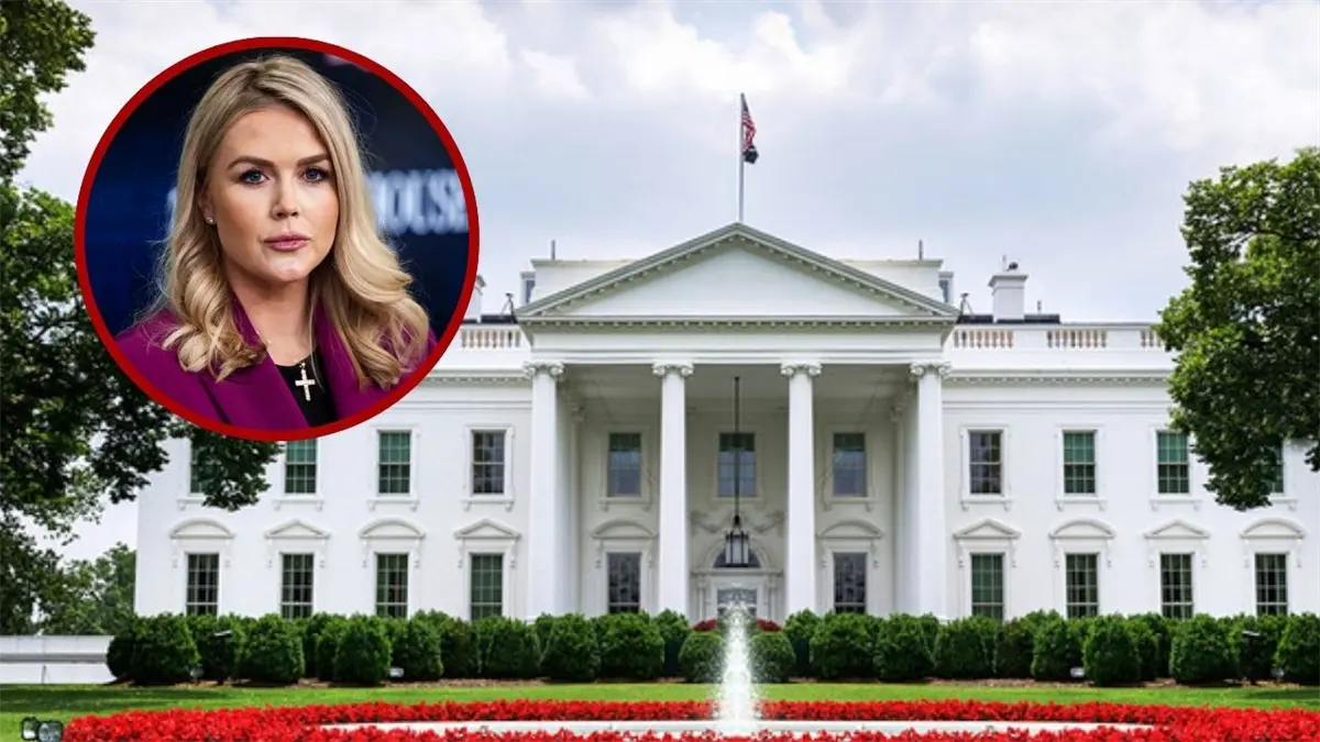 La portavoz de la Casa Blanca, Karoline Leavitt.