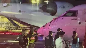 Dos aviones de Delta colisionan en la pista del aeropuerto de LaGuardia de Nueva York