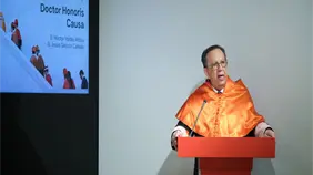 UDIMA otorga Doctor Honoris Causa al gobernador del BCRD, Héctor Valdez Albizu