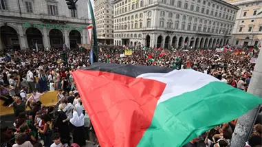Enfrentamientos entre policía y manifestantes en varias ciudades de Italia por la Flotilla