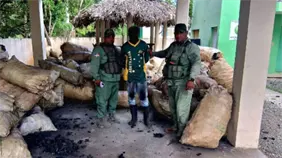 SENPA interviene cargamento ilegal de carbón vegetal en comunidad Mata Gallo