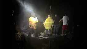 Tres familias pierden sus viviendas tras incendio en la comunidad La Colorada, Yamasá