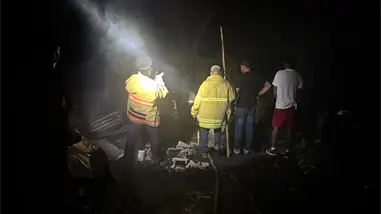 Tres familias pierden sus viviendas tras incendio en la comunidad La Colorada, Yamasá