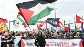 Manifestación multitudinaria toma Roma en apoyo a Gaza y la Flotilla