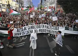 Más de 70 ciudades españolas protestan contra el genocidio en Gaza y en favor de Palestina