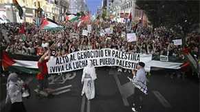 Más de 70 ciudades españolas protestan contra el genocidio en Gaza y en favor de Palestina