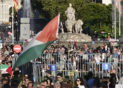Miles de personas reclaman en Madrid el fin del genocidio contra el pueblo palestino