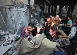 Un ataque a una zona residencial en la ciudad de Gaza deja 17 muertos y 40 heridos