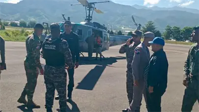 Llegan buzos para b&uacute;squeda de joven en Aguas Blancas, Constanza