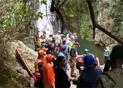 Recuperan cuerpo de joven en salto de Aguas Blancas, Constanza
