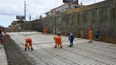 Ministro de Obras P&uacute;blicas supervisa paso a desnivel de la Prolongaci&oacute;n 27 de Febrero