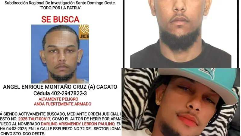 Policía Nacional activa búsqueda de "Cacato", acusado de herir a un hombre en Santo Domingo Oeste