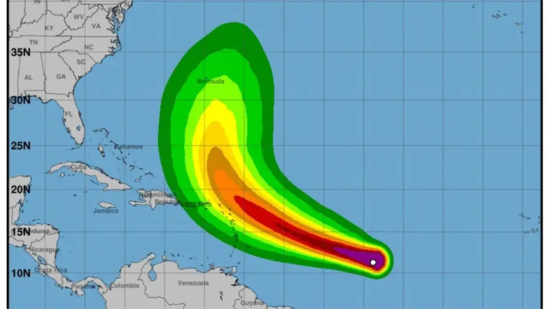 Tormenta tropical Jerry se mueve hacia el Caribe y podría generar lluvias en el país