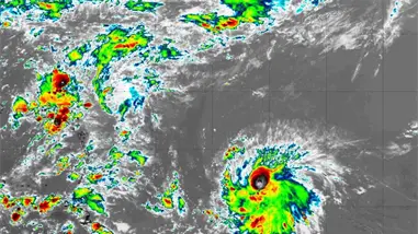 La tormenta Jerry podría convertirse en huracán el jueves camino a las Islas de Sotavento
