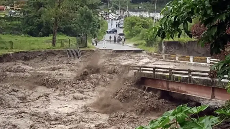 Venezuela registra un 300 % más de lluvias de lo esperado durante 2025, afectando a miles de familias