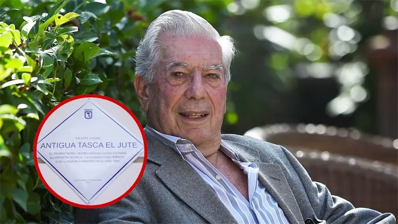 Placa en Madrid recuerda el lugar donde Vargas Llosa escribió La ciudad y los perros