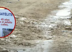 Moradores de 14 barrios en SDN exigen asfaltado; calles en mal estado por 50 años