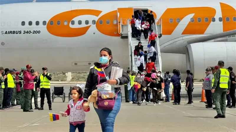 Venezuela suma más de 14.000 repatriados en 2025 con el nuevo retorno de 278 connacionales