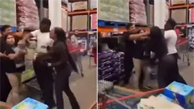 Violenta pelea por un carrito de la compra en una tienda de EE.UU.