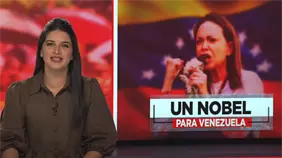 Hoy en Noticias SIN y Mucho Más: María Corina Machado agradece Nobel de la Paz como símbolo de lucha venezolana