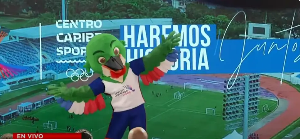 Presentan a Colí, la mascota oficial de los Juegos Centroamericanos y del Caribe Santo Domingo 2026