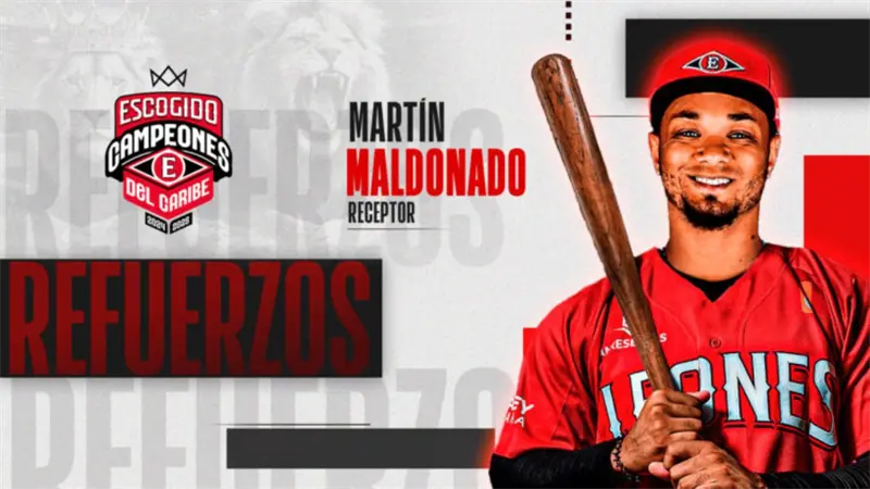 Martín Maldonado completa nómina de refuerzos del Escogido