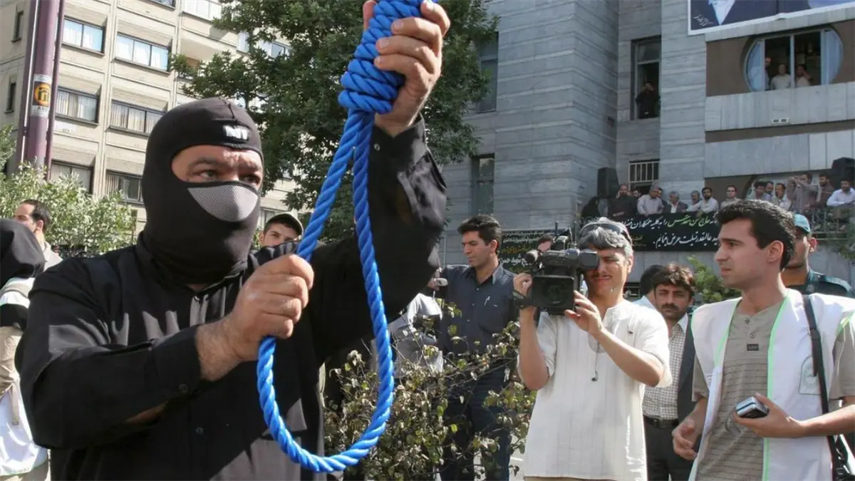 Preparación pena de muerte en Irán.