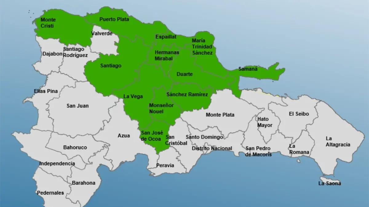 COE amplía alerta verde por posibles inundaciones ante incidencia de vaguada y sistema frontal