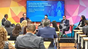 Ministro Magín Díaz desarrolla agenda de trabajo en las Reuniones Anuales del Banco Mundial y el FMI