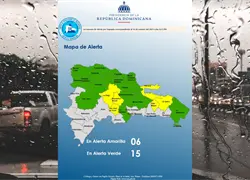 21 provincias en alerta; COE advierte sobre lluvias intensas y riesgos de inundaciones