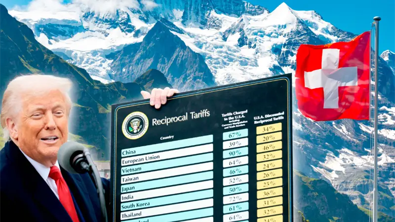Los aranceles de Trump del 39% para Suiza lastran sus previsiones de crecimiento
