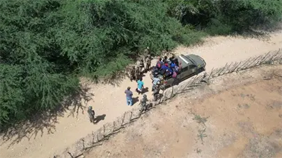 Detienen a 21 haitianos indocumentados durante operativo con drones realizado en Mao