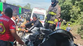 Hombre muere en accidente entre patana y jeepeta en Navarrete