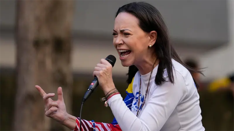 María Corina Machado denuncia censura en Venezuela