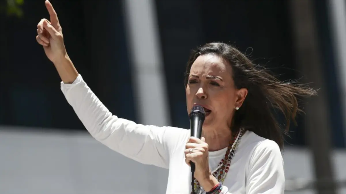 María Corina Machado dice que Venezuela está cerca de recuperar la libertad