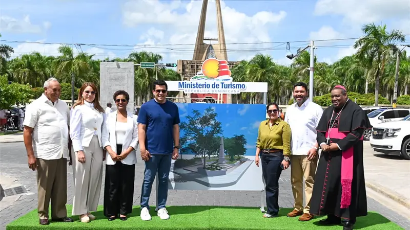 David Collado deja iniciadas varias obras en el entorno de la Basílica de Higüey