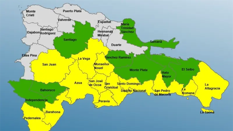 COE eleva alerta en 23 provincias ante posible formación ciclónica