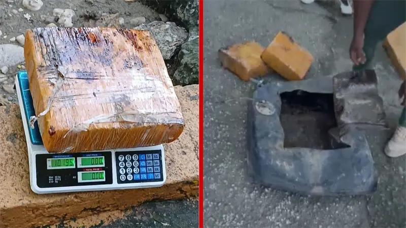 Decomisan más de 20 libras de presunta marihuana oculta en un vehículo en Las Matas de Farfán