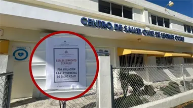Salud Pública cierra el centro Club de Leones en Cotuí, tras denuncia revelada por El Informe