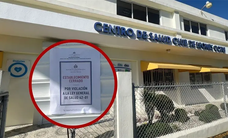 Salud Pública cierra el centro Club de Leones en Cotuí, tras denuncia revelada por El Informe