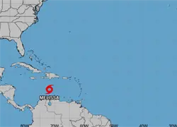 Se forma la tormenta tropical Melissa