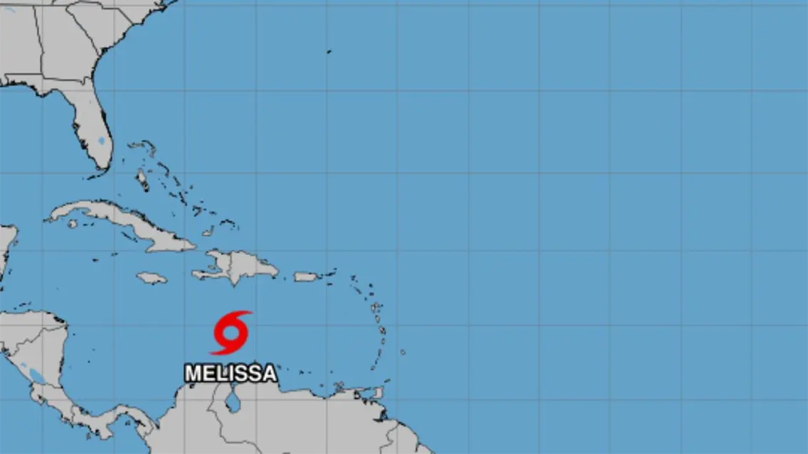 Cuba mantiene una estrecha vigilancia sobre la recién formada tormenta tropical Melissa