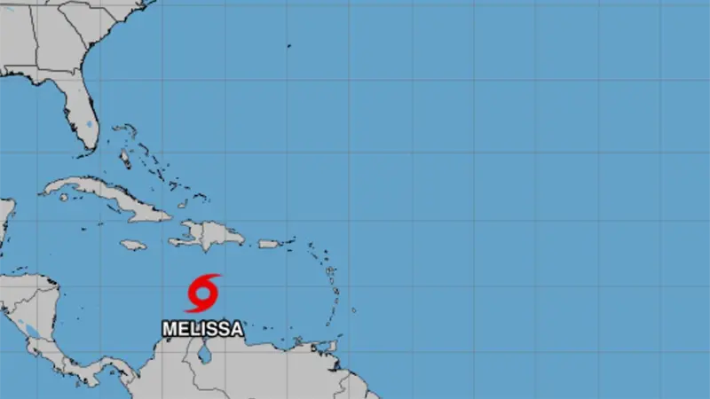 Cuba mantiene una estrecha vigilancia sobre la recién formada tormenta tropical Melissa