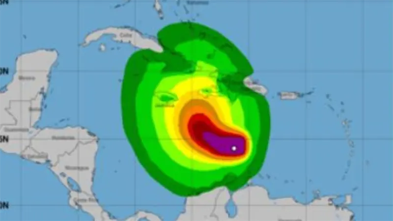 Tormenta tropical Melissa amenaza con lluvias intensas a  República Dominicana