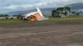 Mueren dos ocupantes de una avioneta en un fallido despegue en el oeste de Venezuela