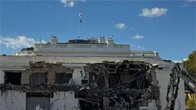 Ala Este de la Casa Blanca será demolida totalmente para construir salón de baile de Trump